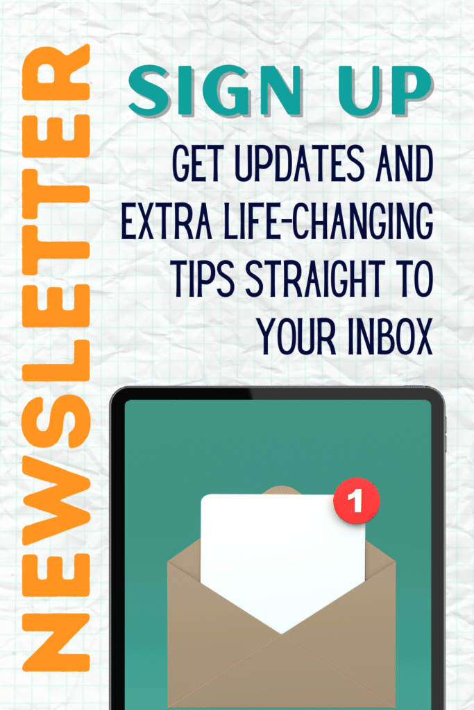 How to change your life newsletter signup