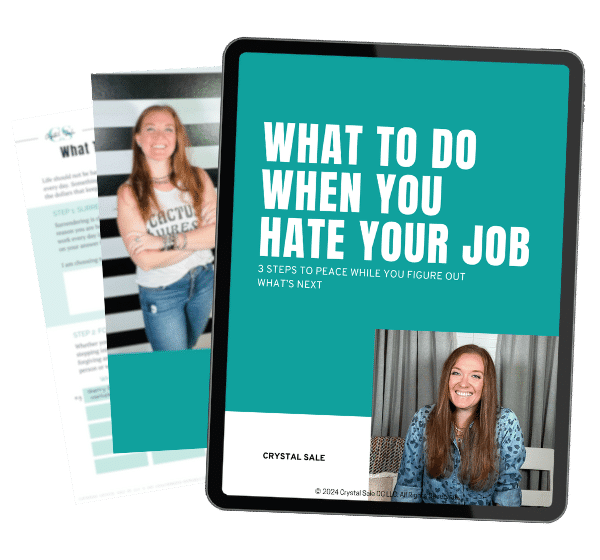 What to do when you hate your job free workbook